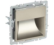 BRITE Подсветка светодиодная встраиваемая ПЛ20-БрШ шампань IEK