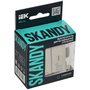 SKANDY Выключатель 2-клавишный с индикацией для отелей 10А SK-V16B бежевый IEK в Выключатели клавишные, переключатели от IEK ( ИЭК ) в интернет магазине ЭлектроОм электротовары 3 SK-V20-2-10-K10 SK-V20-2-10-K10 IEK ( ИЭК ) 3