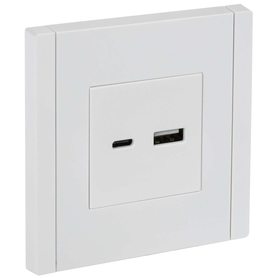 FORTE&PIANO Розетка USB A+C 18Вт FP251 белый IEK в Розетка от IEK ( ИЭК ) в интернет магазине ЭлектроОм электротовары FP-U22-018-K01 FP-U22-018-K01 IEK ( ИЭК )