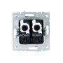BRITE Розетка компьютерная двойная RJ45 кат.6 РК11-2-БрА алюминий IEK в Выключатели клавишные, переключатели от IEK ( ИЭК ) в интернет магазине ЭлектроОм электротовары 5 BR-K20-2-K47 BR-K20-2-K47 IEK ( ИЭК ) 5