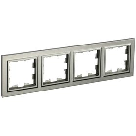 Рамка 4-м BRITE РУ-4-БрШ шампань IEK BR-M42-K37 в Рамка декоративная для электроустановочных устройств от IEK ( ИЭК ) в интернет магазине ЭлектроОм электротовары BR-M42-K37 BR-M42-K37 IEK ( ИЭК )