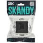 SKANDY Розетка компьютерная RJ45 кат.6 SK-K02G графит IEK в Выключатели клавишные, переключатели от IEK ( ИЭК ) в интернет магазине ЭлектроОм электротовары 4 SK-K10-2-K53 SK-K10-2-K53 IEK ( ИЭК ) 4