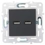 SKANDY Розетка USB A+A 3,1А SK-R15G графит IEK в Выключатели клавишные, переключатели от IEK ( ИЭК ) в интернет магазине ЭлектроОм электротовары 3 SK-U21-D31-K53 SK-U21-D31-K53 IEK ( ИЭК ) 3