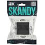 SKANDY Розетка компьютерная двойная RJ45 кат.5E SK-K03T титан IEK в Розетка от IEK ( ИЭК ) в интернет магазине ЭлектроОм электротовары 4 SK-K20-1-K48 SK-K20-1-K48 IEK ( ИЭК ) 4