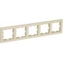 Рамка 5-м BRITE РУ-5-БрКр беж. IEK BR-M52-K10 в Рамка декоративная для электроустановочных устройств от IEK ( ИЭК ) в интернет магазине ЭлектроОм электротовары 3 BR-M52-K10 BR-M52-K10 IEK ( ИЭК ) 3