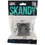 SKANDY Розетка без заземления без защитных шторок 10А SK-R02Gr серый IEK в Розетка от IEK ( ИЭК ) в интернет магазине ЭлектроОм электротовары 2 SK-R10-10-K03 SK-R10-10-K03 IEK ( ИЭК ) 2