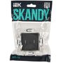 SKANDY Выключатель 2-клавишный с индикацией 10А SK-V09T титан IEK в Выключатели клавишные, переключатели от IEK ( ИЭК ) в интернет магазине ЭлектроОм электротовары 4 SK-V20-1-10-K48 SK-V20-1-10-K48 IEK ( ИЭК ) 4
