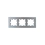 Рамка 3-м BRITE РУ-3-1-БрА металл алюм. IEK BR-M32-M-K47 в Рамка декоративная для электроустановочных устройств от IEK ( ИЭК ) в интернет магазине ЭлектроОм электротовары 5 BR-M32-M-K47 BR-M32-M-K47 IEK ( ИЭК ) 5