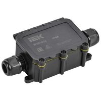 Коробка распределительная герметичная WTP-406 2 ввода IP68 IEK