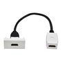 PRIMER РКМ-10-00-П Розетка HDMI M/M (1 модуль) белая IEK в Розетка от IEK ( ИЭК ) в интернет магазине ЭлектроОм электротовары 7 PR-KK40D-RH-0-1-K01 PR-KK40D-RH-0-1-K01 IEK ( ИЭК ) 7