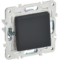 SKANDY Выключатель 1-клавишный проходной 10А SK-V02G графит IEK