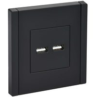 FORTE&PIANO Розетка USB A+A 3,1А FP149 черный IEK