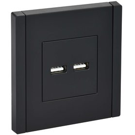 FORTE&PIANO Розетка USB A+A 3,1А FP149 черный IEK в Розетка от IEK ( ИЭК ) в интернет магазине ЭлектроОм электротовары FP-U21-D31-K02 FP-U21-D31-K02 IEK ( ИЭК )