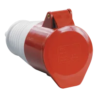 Розетка кабельная 32А 380В 3P+PЕ ССИ-224 IP44 IEK PSR22-032-4