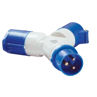 Адаптер двухлучевой TS1012-214 3Р+РЕ 16А 380В IP44 ИЭК
