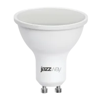Лампа светодиодная 7 Вт 230В GU10 d=51mm, пластик, тёплый белый 