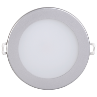 Светильник ДВО 1608 серебро круг LED 18Вт 4000 IP20