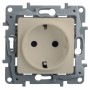 Механизм розетки 1-м СП Etika 16А IP20 250В 2P+E с заземл. немецк. стандарт винт. клеммы сл. кость Leg 672321 в Розетка от Legrand в интернет магазине ЭлектроОм электротовары 1 672321 672321 Legrand 1