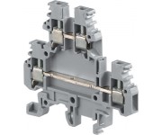 Клемма винтовая 2.5 мм.кв., двухуровневая, серый MA2,5/5.D2 