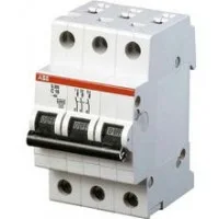 Выключатель автоматический модульный 3п C 63А 6кА S203 C63 ABB 2CDS253001R0634