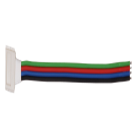 Коннектор для светодиодной ленты SMD5050 RGB 10мм 4-pin + провод 15см + штекер 4-pin