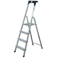 Стремянка 5 ступеней, с полкой, раб. выс. 3,05 м SAFETY 