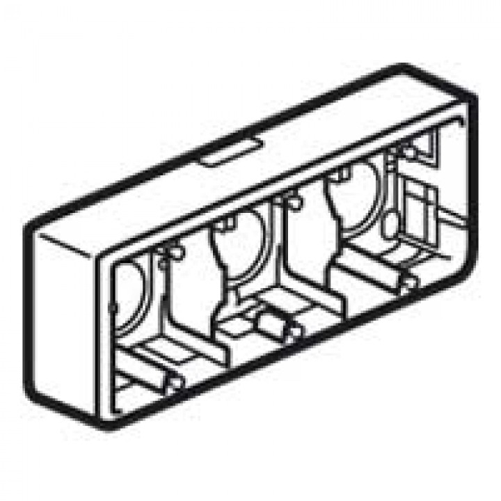 Коробка монтажная для установки розеток и выключателей глуб 40мм
