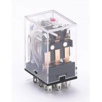 Реле промежуточное ПР-102 3 конт. с инд. LED 5А 24В AC DEKraft