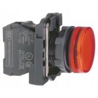 Сигнальная лампа красная 22 мм со встроенной LED подсветкой 230- 240В АС