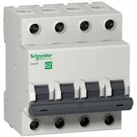 Выключатель автоматический модульный 4п B 10А 4.5кА EASY 9 SchE