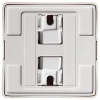 Розетка 2-м СП Селена РС16-401 16А IP20 с заземл. защ. шторки бел. Кунцево 8122