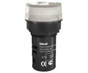 Лампа коммутац. ADDS 22мм LED 220В ЛK-22 бел. DEKraft