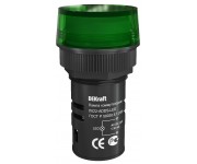 Лампа коммутац. ADDS 22мм LED 24В AC/DC ЛK-22 зел. DEKraft