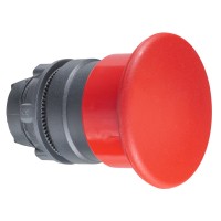 Головка красная грибовидной кнопки 22 мм диаметр 40 мм с возвратом