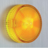 Лампа сигнальная желтая 24В AC/DC светодиод