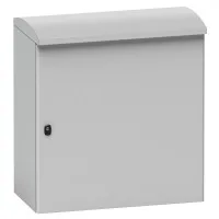 Шкаф внешн. Outdoor S3D HD 1000х800х400мм ral7035 IP66IK10 крыша+замок с дв. бор. SchE
