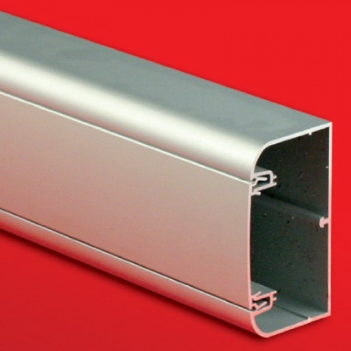 Купить Кабель-канал алюминиевый In-Liner Aero 90х50 серый металлик .