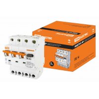 АВДТ 63 4P(3Р+N) C40 100мА 6кА тип А - Автоматический Выключатель Дифференциального тока TDM