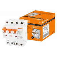 Автоматический Выключатель Дифференциального тока селективного типа АВДТ 63S 4P(3P+N) C63 300мА 6кА тип АС TDM