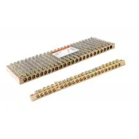 Шина N нулевая 8x12мм 24/2 (24 группы/крепеж по краям) TDM