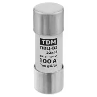 Плавкая вставка ПВЦ-В2 22х58 100А TDM