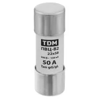 Плавкая вставка ПВЦ-В2 22х58 50А TDM