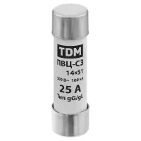 Плавкая вставка ПВЦ-С3 14х51 25А TDM