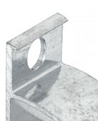 Кронштейны могут крепиться как болтами, так и с помощью бандажной ленты.