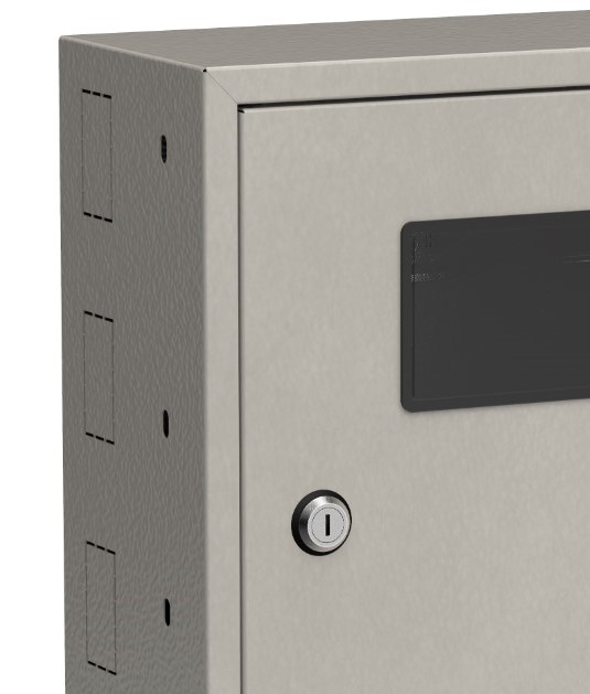 Наличие выбивных отверстий на боковых поверхностях ускоряет процесс монтажа.