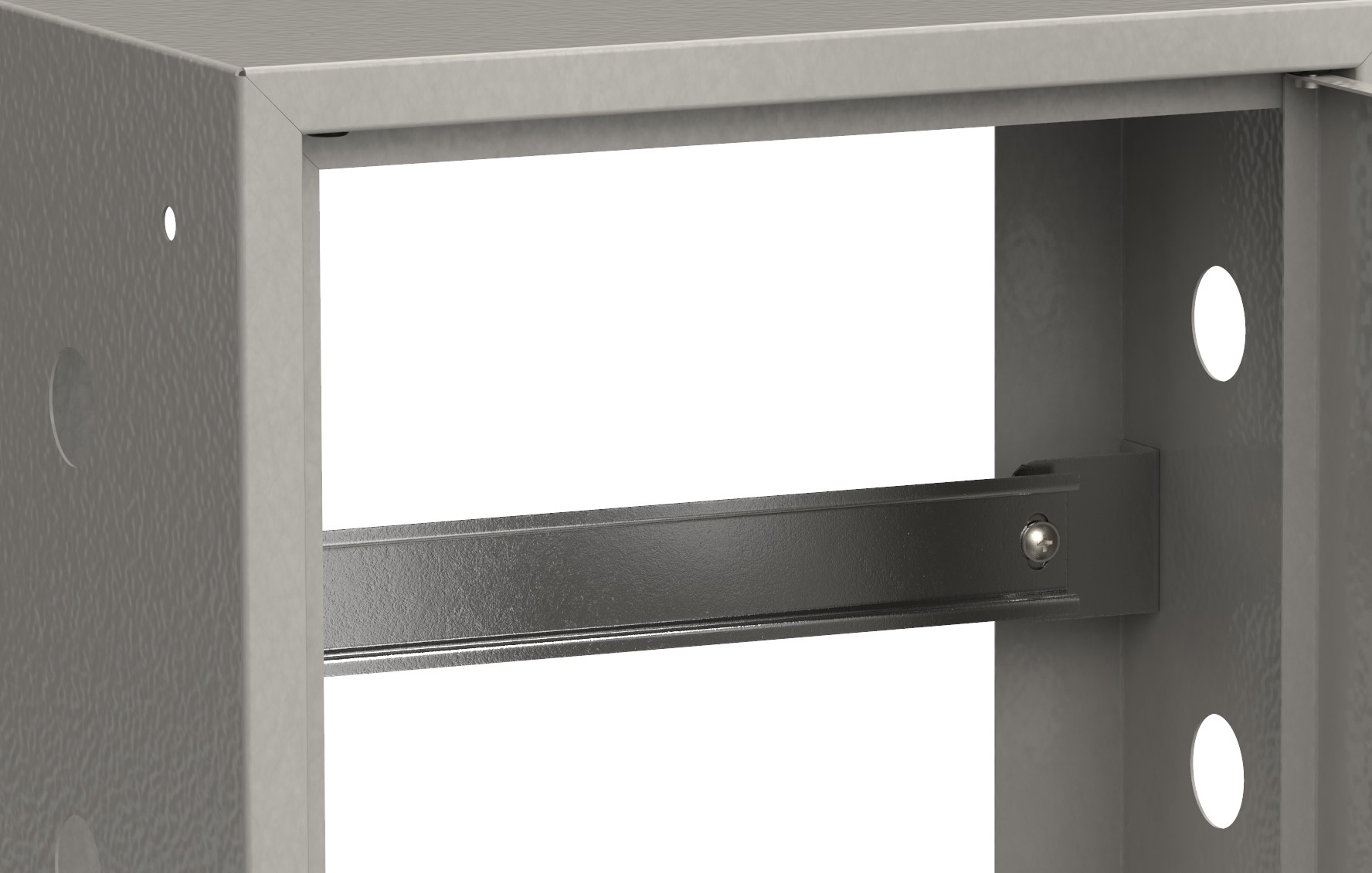 Монтаж счетчика производится на DIN-рейку.