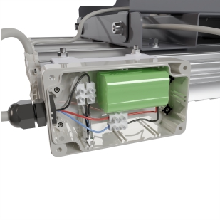 На корпусе БАП выведен световой индикатор и кнопка проверки работоспособности