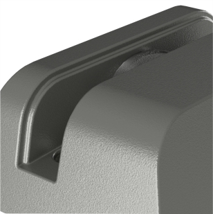 Корпус выполнен из алюминиевого сплава, который эффективно отводит тепло