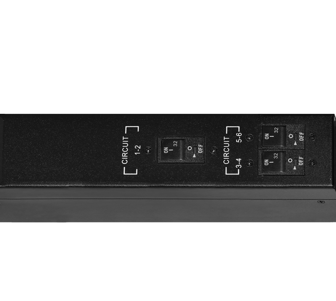 В ITK ADMIN PDU встроены гидравлические автоматические выключатели.