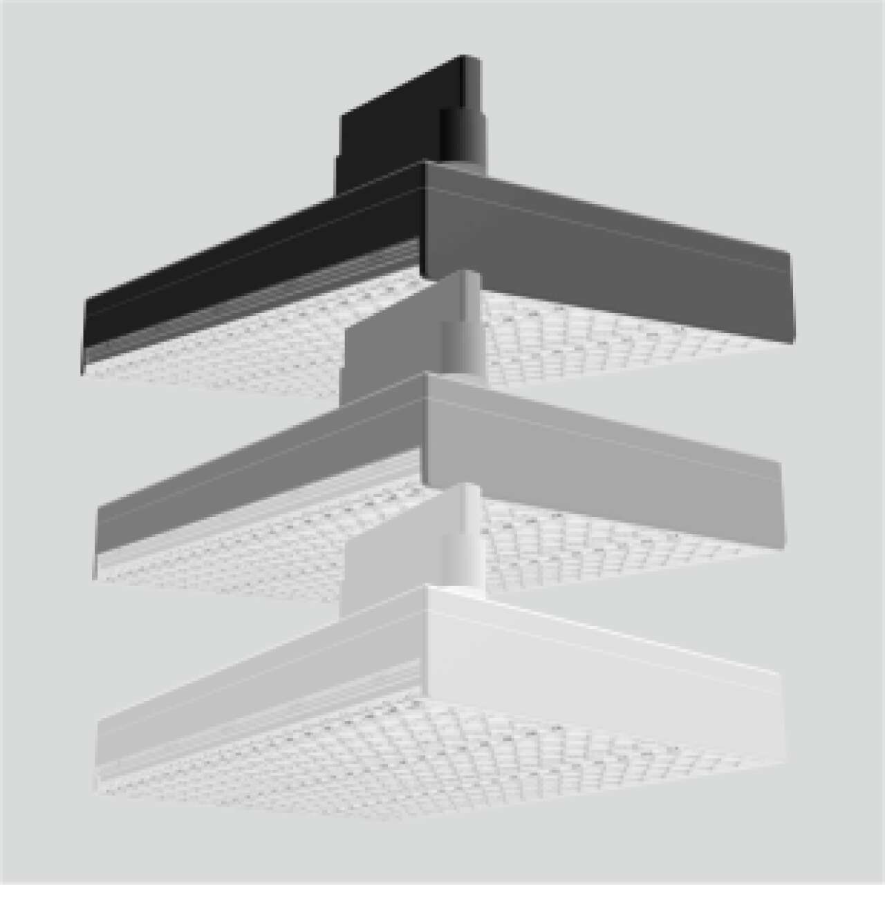 3 цвета корпуса:
белый (RAL9003)
черный (RAL9005)
серый (RAL7038)